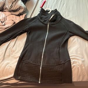 lululemon athletica Black Zip-Up Utility Jacket